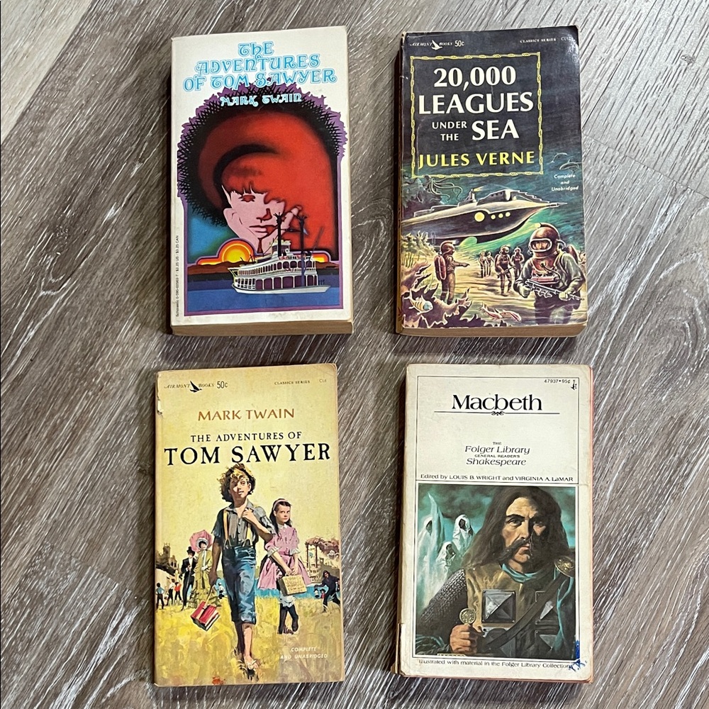Vintage 1960’s Classic Literature Book Set - Softcover